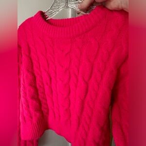 Hot pink sweater A New Day